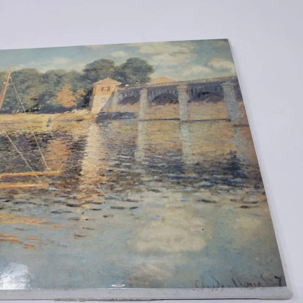 1981 CLAUDE MONET Bridge at Argenteuil Metropolitan Museum Of Art Print Wall Art - Picture 2 of 7
